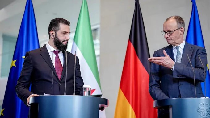 叙利亚总统沙拉阿否认曾向德国总理默茨表示将接回80%叙利亚难民的说法