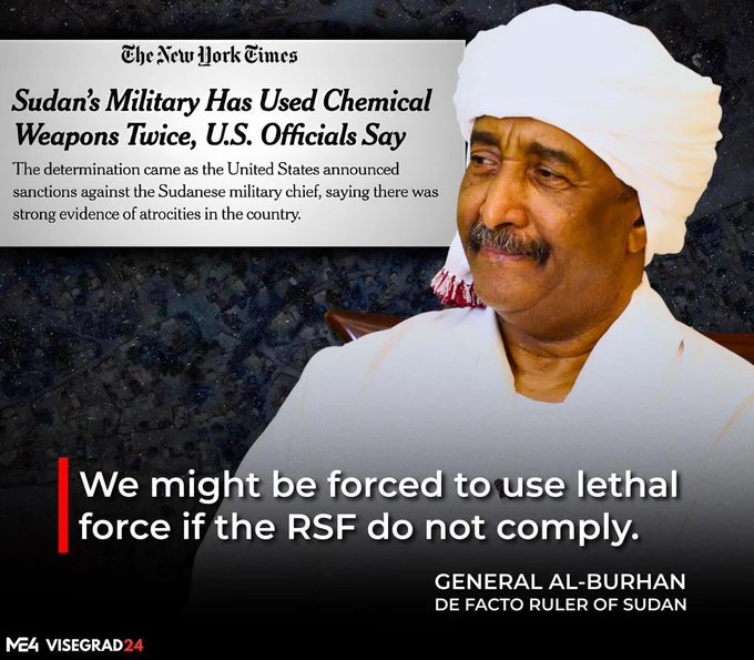 法国24台经数月调查证实，苏丹武装部队（SAF）在苏丹内战中使用化学武器