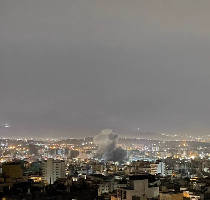 据收到的图片，周一（伊朗历三月三日）凌晨5时10分，德黑兰东北部遭到袭击