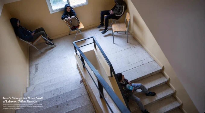 以色列正向黎巴嫩南部地方领导人施压，要求将什叶派平民驱逐出当地村镇