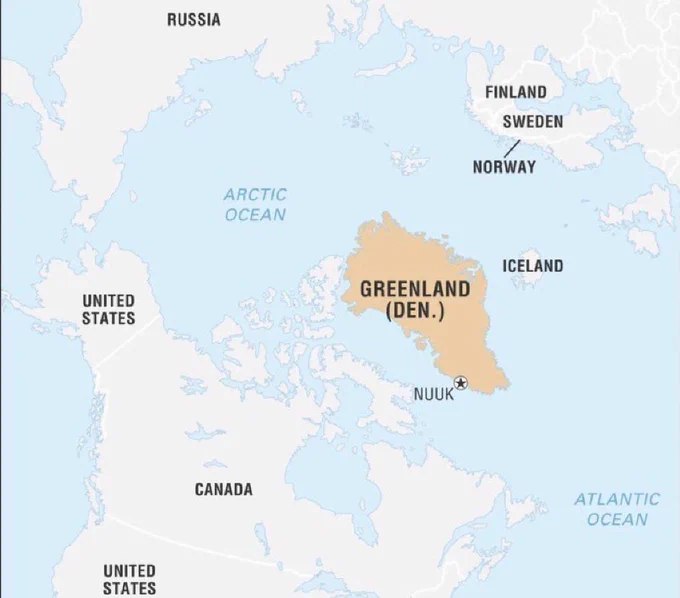 据《纽约时报》报道，美国已要求丹麦将其在格陵兰的军事存在从1个基地扩展至4个基地