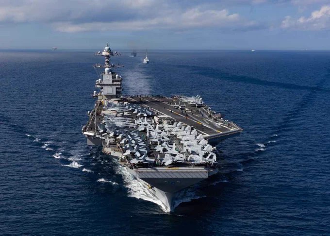 据美国海军学会（USNI）证实，美国航空母舰杰拉尔德·R·福特号（USS Gerald R. Ford）在发生火灾、造成水兵受伤、舰员住舱受损、洗衣系统瘫痪后，正驶往希腊克里特岛苏达湾进行维修