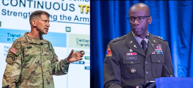 赫格塞斯再度解雇两名将领：陆军少将大卫·霍德内与小威廉·格林，加上此前已退役的陆军参谋长兰迪·乔治，此轮共计三名将领遭解职