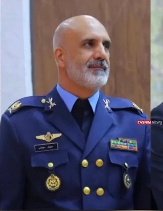 突发：据报道，伊朗大不里士战斗机场指挥官、准将达里乌什·苏莱马尼昨夜在以色列空袭中身亡，其位于大不里士扎法拉尼亚区的住所遭到袭击