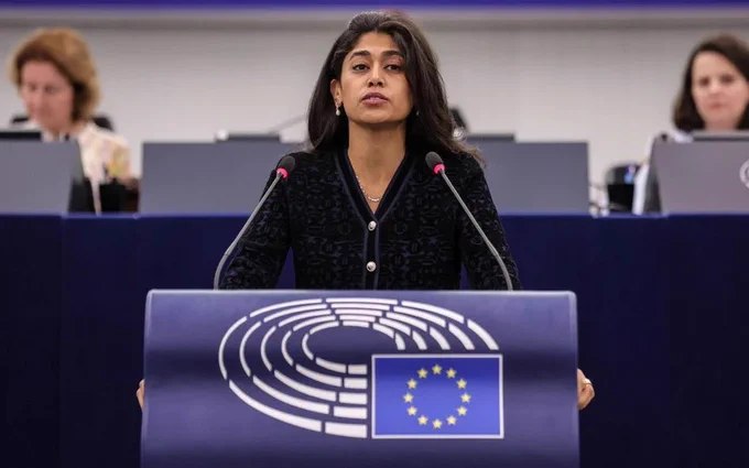 极左翼欧洲议会议员里玛·哈桑因涉嫌"为恐怖主义辩护"在法国被警方拘留