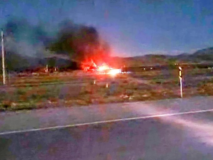 伊朗恰哈尔马哈勒-巴赫蒂亚里省布鲁真市的塞菲达什特钢铁厂遭到空袭