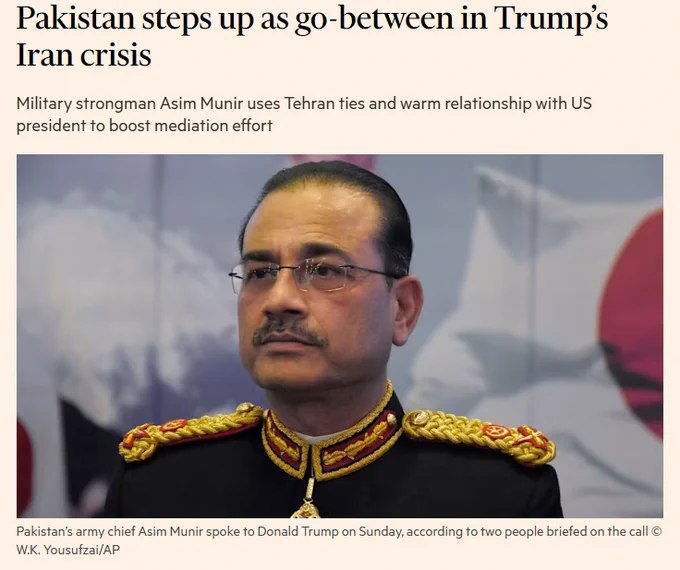 巴基斯坦正尝试在美国、以色列与伊朗之间斡旋调停，利用其与华盛顿和德黑兰的双边关系从中周旋