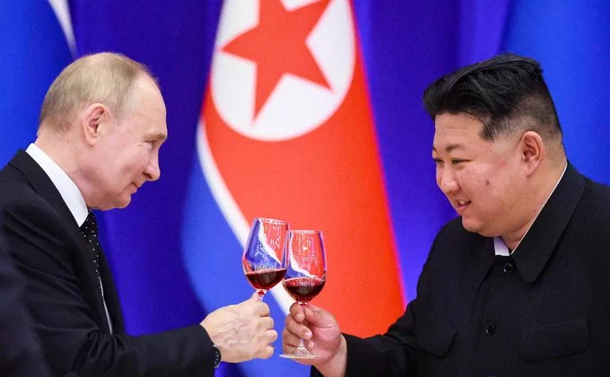 普京致电祝贺金正恩在朝鲜"重新当选"领导人