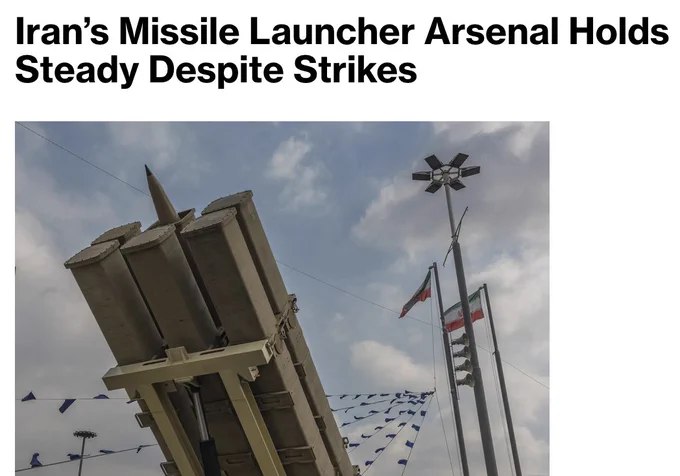 据彭博社报道，尽管美国与以色列持续实施大规模空袭，伊朗约60%的导弹发射装置已被摧毁，但剩余的机动发射装置仍在持续运作，难以被精确打击