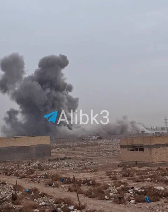 突发：巴格达附近的萨克尔军营遭空袭